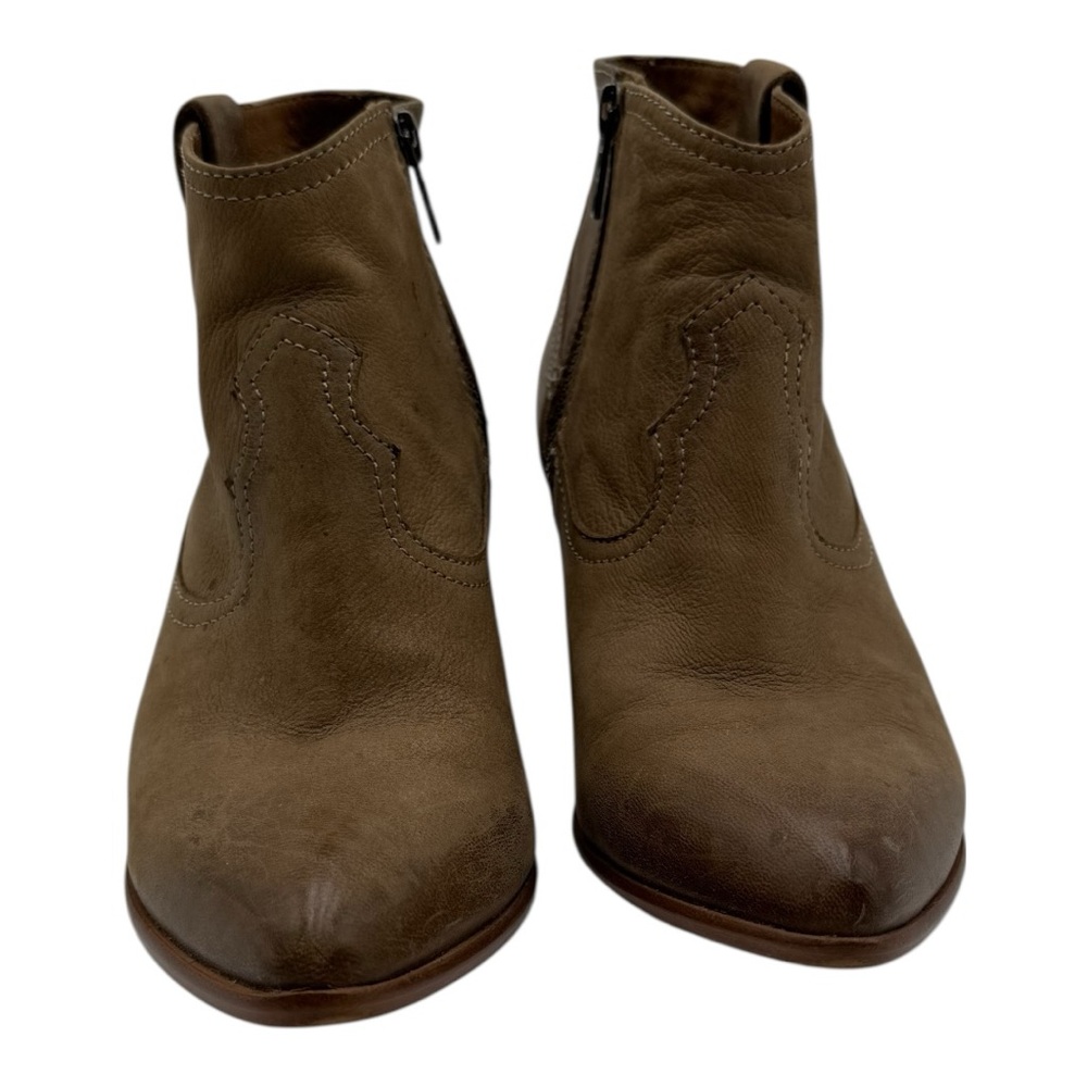 Frye Leather Ankle Booties – Ash – Size 8M Perfectly Imperfect